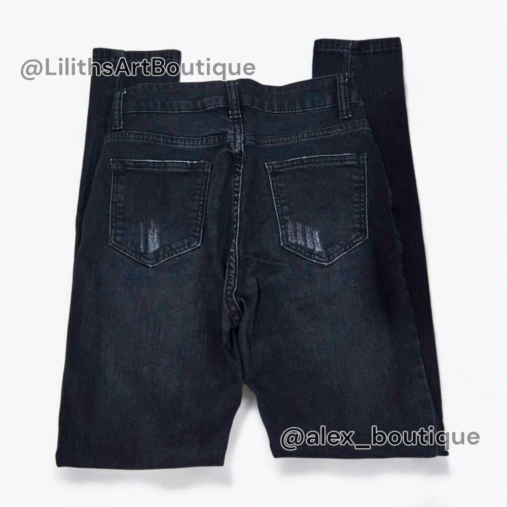 SHEIN High Rise Button-up Skinny Jeans(A010)-Size XS (2/26) for Women - Picture 3 of 9